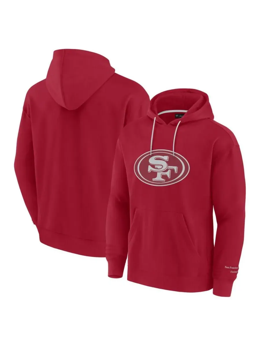 Мужская алая толстовка с капюшоном San Francisco 49ers Elements Pace Fanatics — изображение 1 из 3, алый