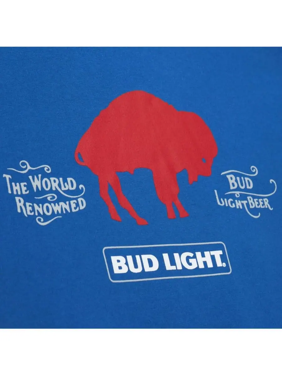 Мужская винтажная толстовка Royal Buffalo Bills NFL x Bud Light Mitchell & Ness — изображение 2 из 5, королевский