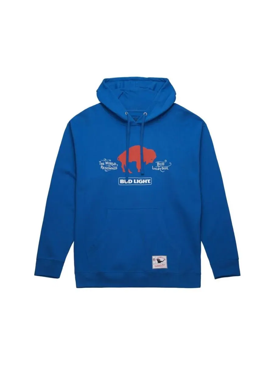 Мужская винтажная толстовка Royal Buffalo Bills NFL x Bud Light Mitchell & Ness — изображение 5 из 5, королевский