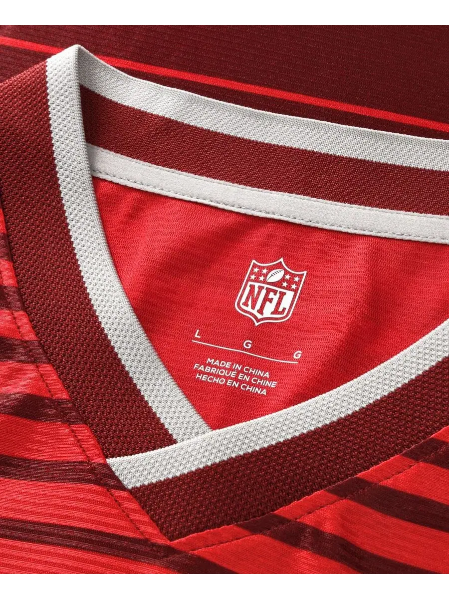 Футболка-джерси с V-образным вырезом Football x Football Red Atlanta Falcons Fanatics — изображение 2 из 5, красный