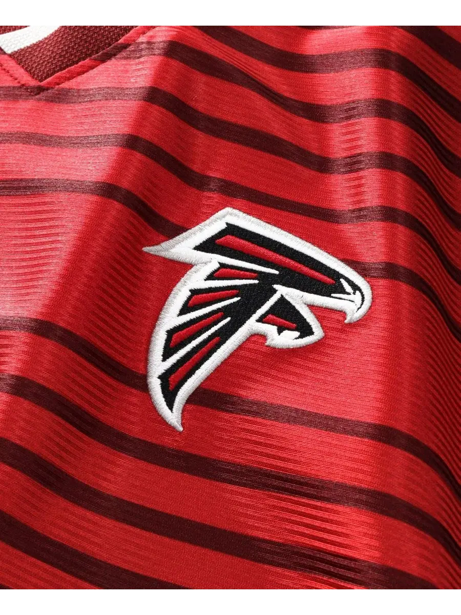 Футболка-джерси с V-образным вырезом Football x Football Red Atlanta Falcons Fanatics — изображение 3 из 5, красный