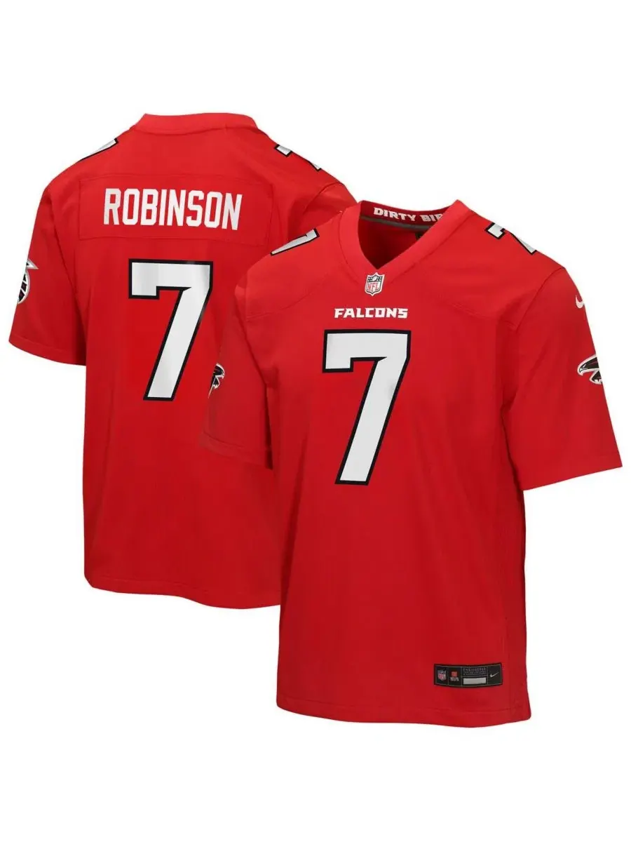 Футболка Nike Bijan Robinson Red Atlanta Falcons Game Jersey — изображение 1 из 3, красный