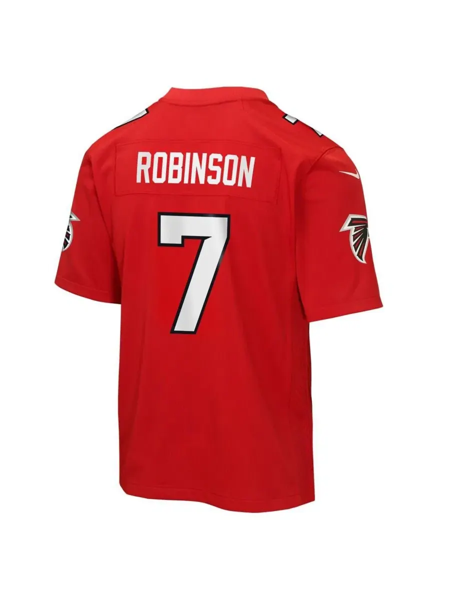 Футболка Nike Bijan Robinson Red Atlanta Falcons Game Jersey — изображение 2 из 3, красный