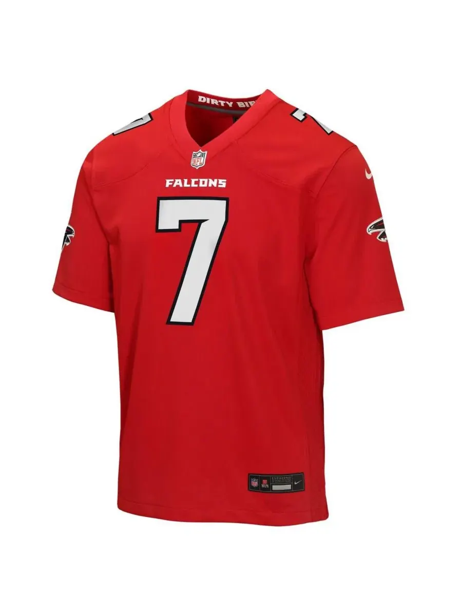 Футболка Nike Bijan Robinson Red Atlanta Falcons Game Jersey — изображение 3 из 3, красный