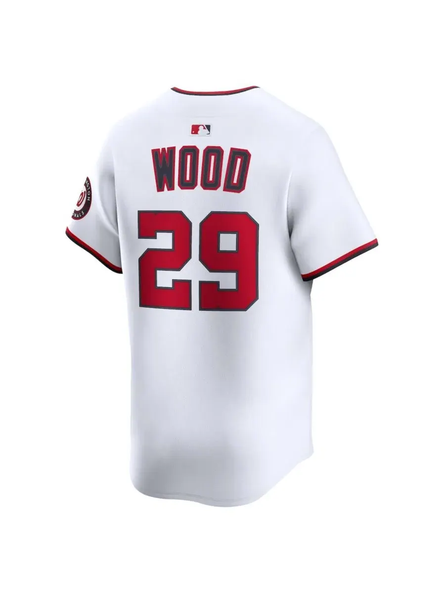 Мужская футболка-джерси Nike MLB Home Limited с длинным рукавом — изображение 3 из 3, белый