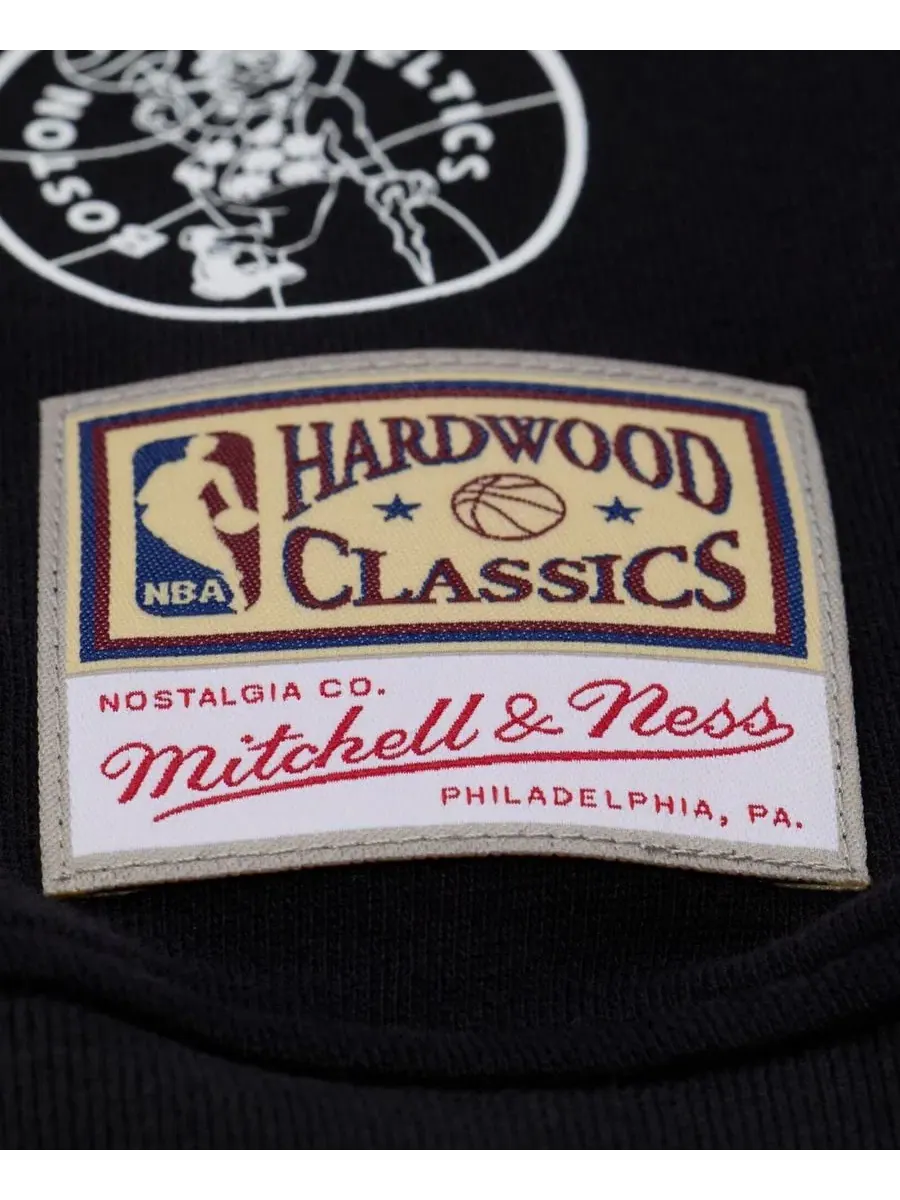 Легкий свитшот с вышивкой Hardwood Classics Script Mitchell & Ness — изображение 2 из 4, черный
