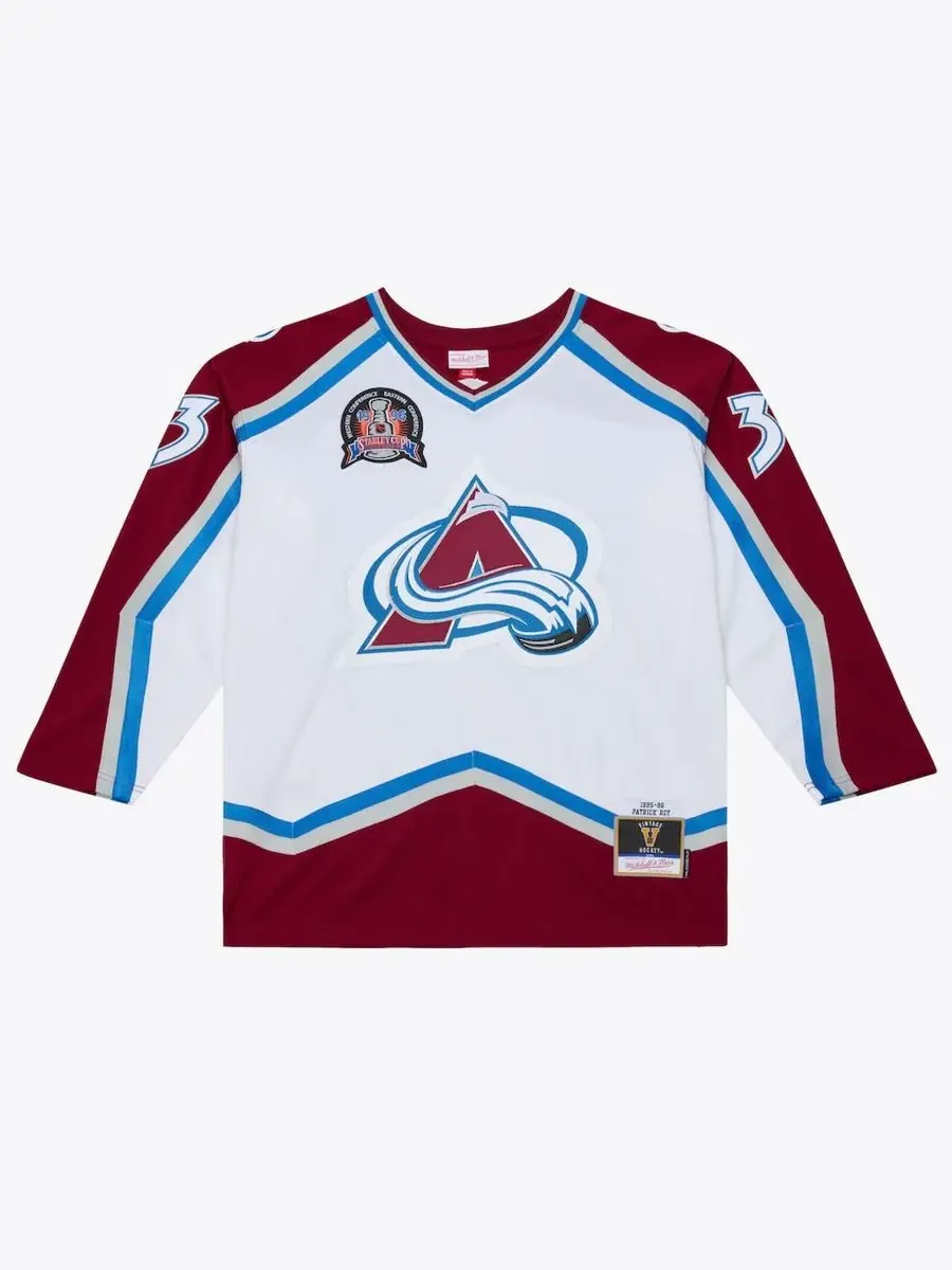 Реплика хоккейного джерси Patrick Roy 1995 Power Play Colorado Avalanche Mitchell & Ness — изображение 1 из 5, белый