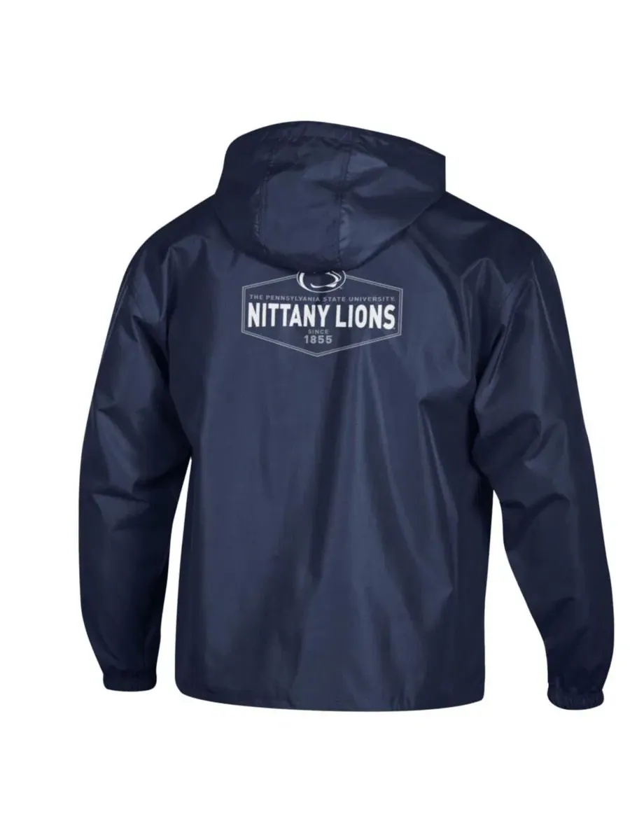 Ветрозащитная куртка с полузастежкой-молнией Penn State Nittany Lions Delay Champion — изображение 3 из 3, темно-синий