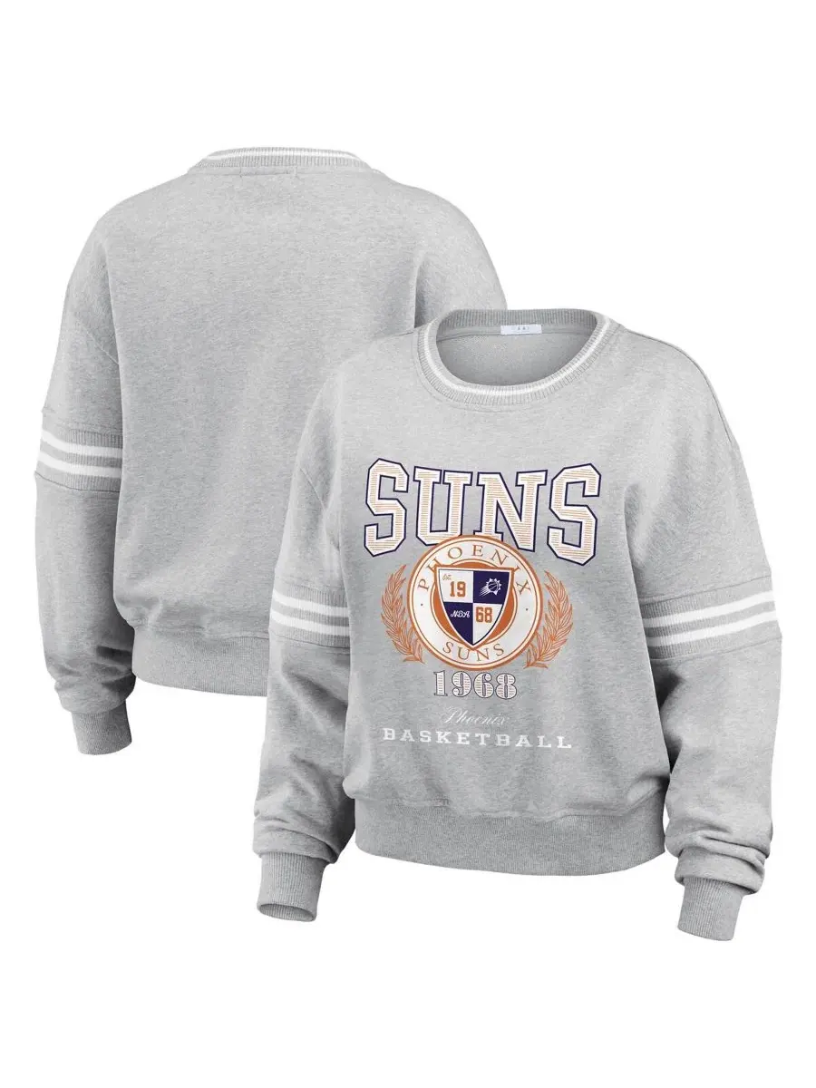 Свитшот с принтом Phoenix Suns WEAR by Erin Andrews — изображение 1 из 4, серый