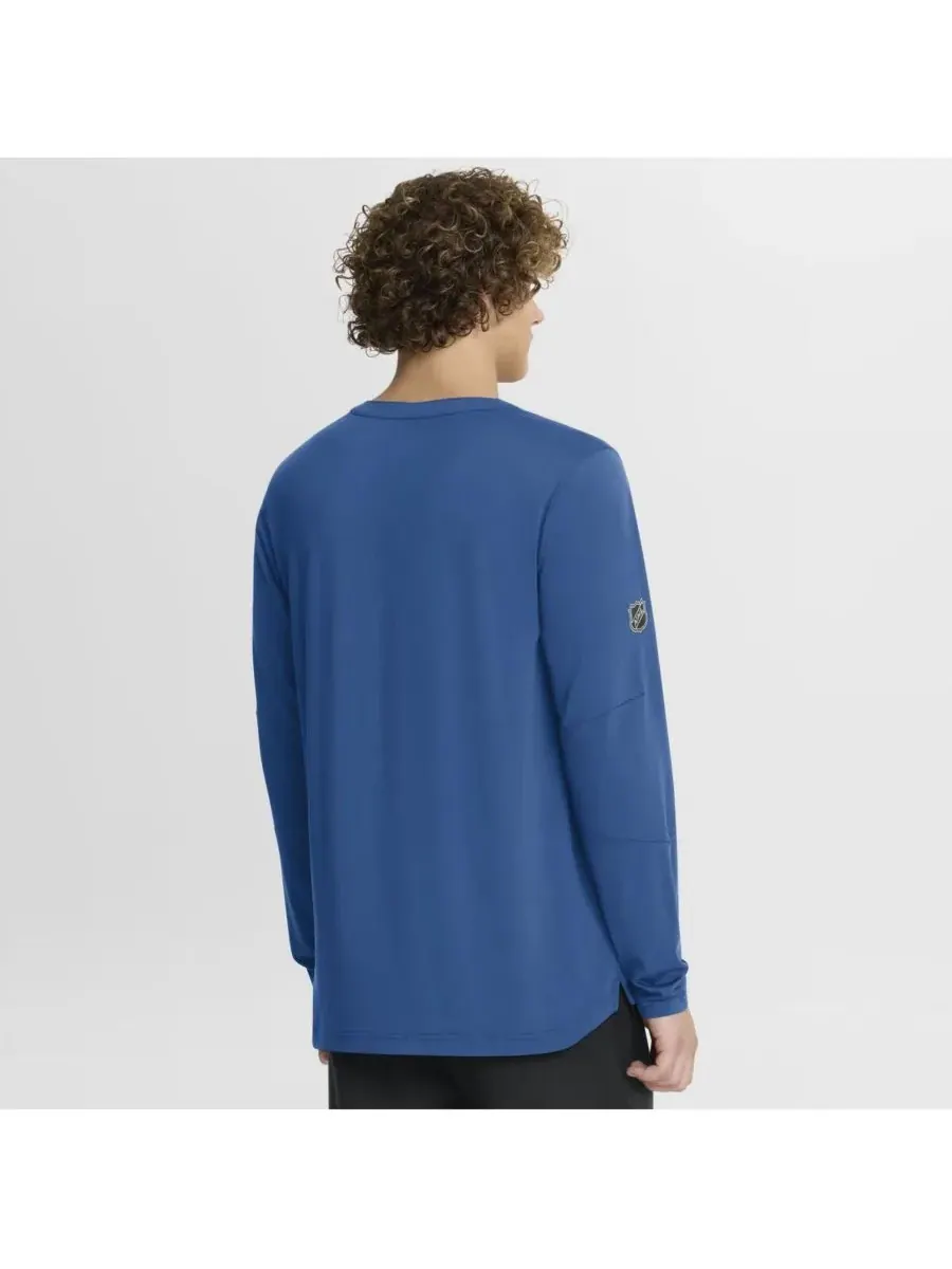 Fanatics Мужская синяя футболка с длинным рукавом New York Rangers Authentic Pro Rink Centennial — изображение 2 из 3, синий