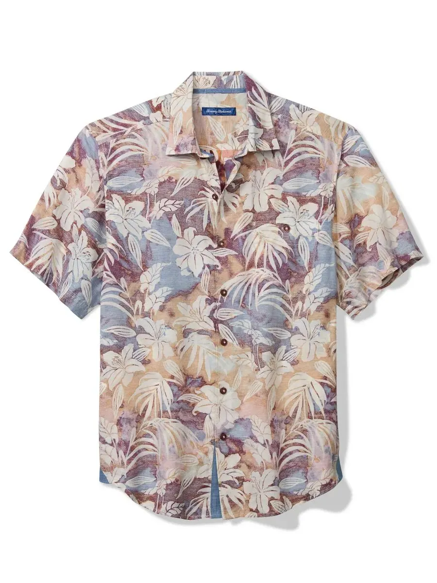 Мужская рубашка с принтом, с коротким рукавом Tommy Bahama, Del Fuego — изображение 3 из 4