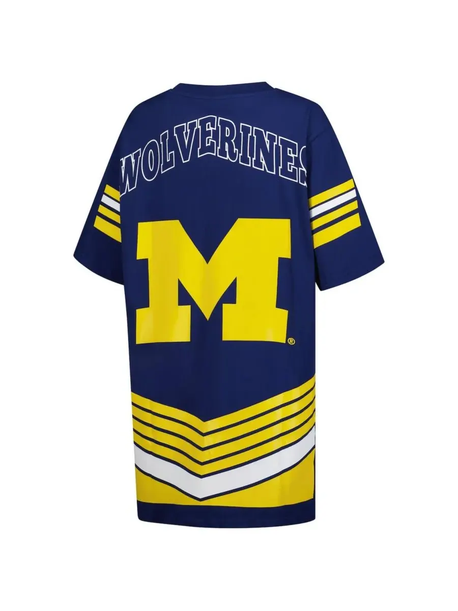 Gameday Couture Женская мини-футболка темно-синего цвета с надписью "Michigan Wolverines Perfect — изображение 2 из 3