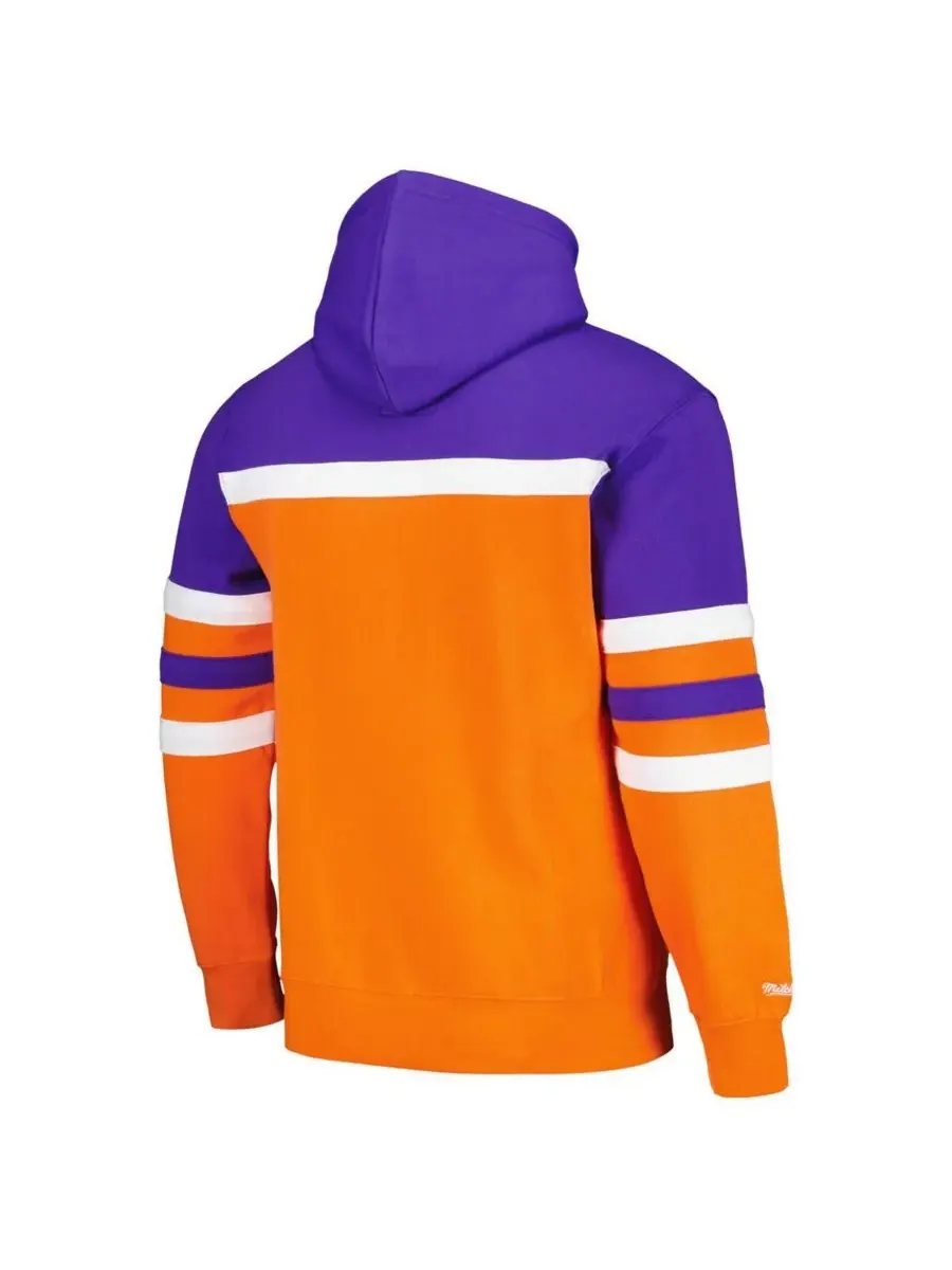 Mitchell & Ness Мужская оранжево-фиолетовая толстовка с капюшоном Phoenix Suns Head Coach — изображение 3 из 3