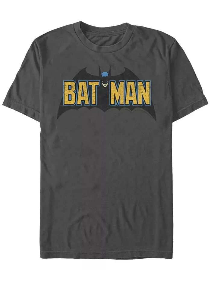 Мужская футболка DC Batman Classic с коротким рукавом и логотипом Bat Fifth Sun