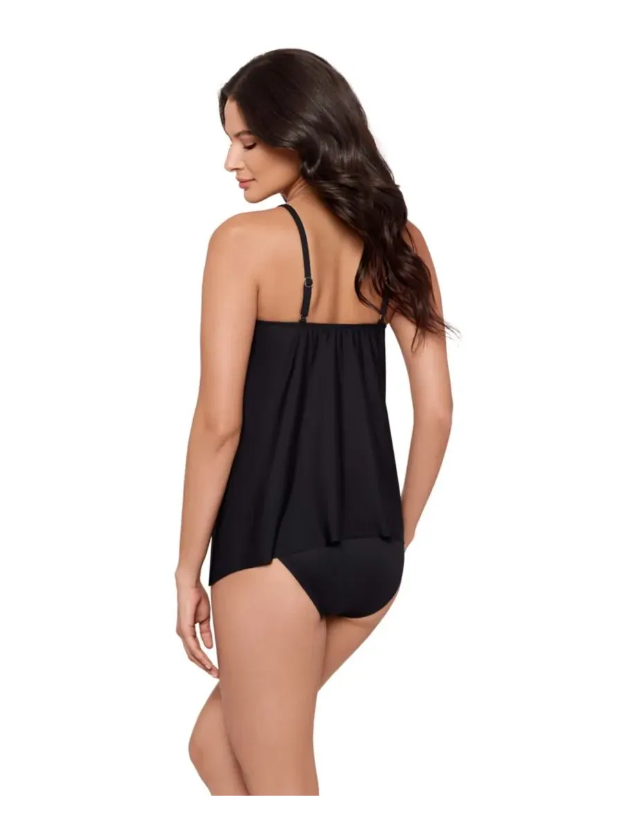 Женский танкини с вырезом и высоким воротником Miraclesuit, Ombra Fiore — изображение 2 из 5