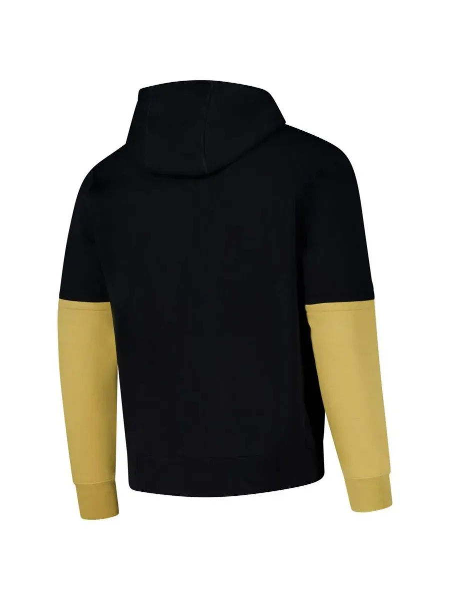 Nike Мужская черная флисовая толстовка с капюшоном Vanderbilt Commodores 2024 Sideline Club — изображение 3 из 3, черный