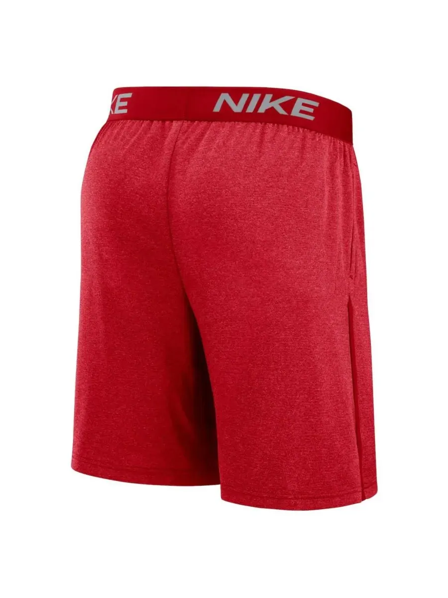 Nike Мужские красные трикотажные шорты Los Angeles Angels из аутентичной коллекции — изображение 3 из 3, красный