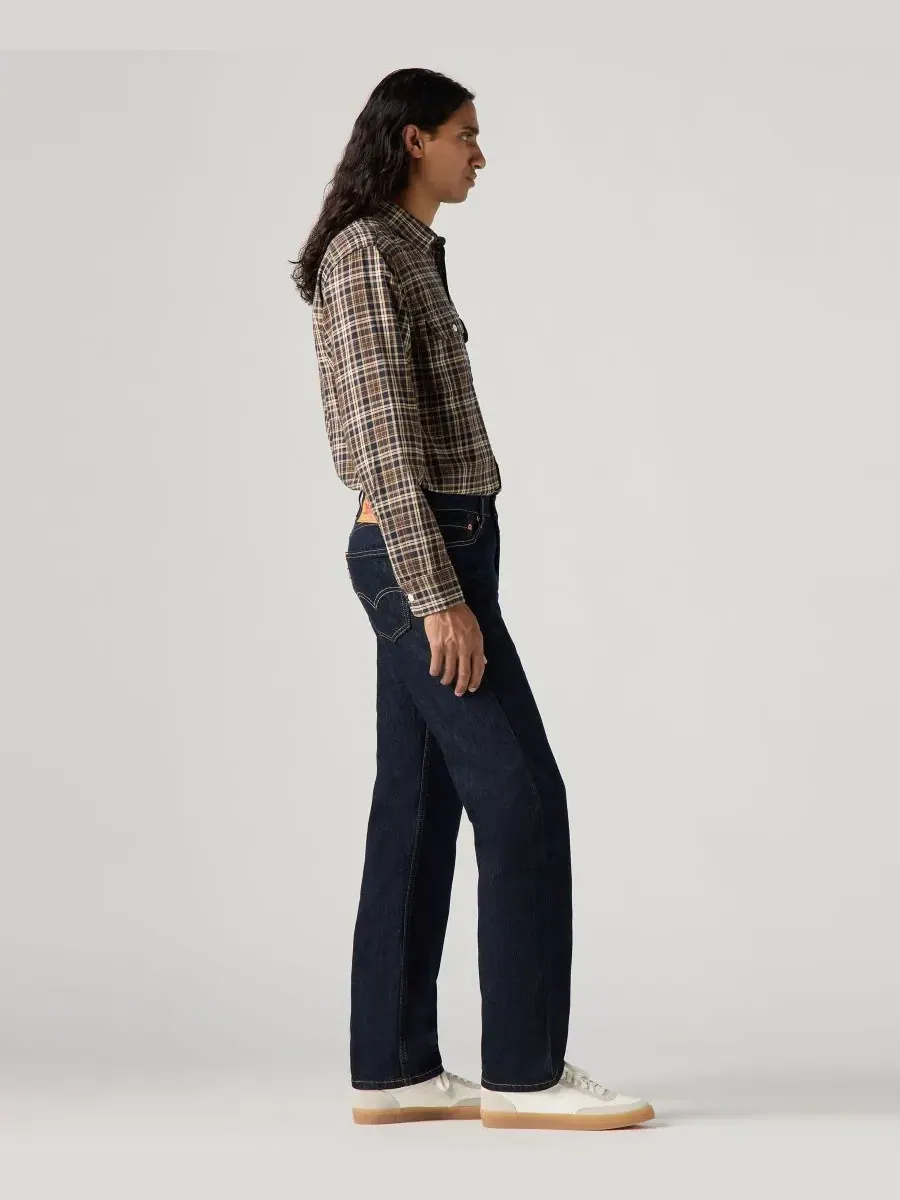 Мужские джинсы 505 стандартного кроя, легкий деним, эластичный Levi's, Just A Rinse Ltwt — изображение 2 из 5