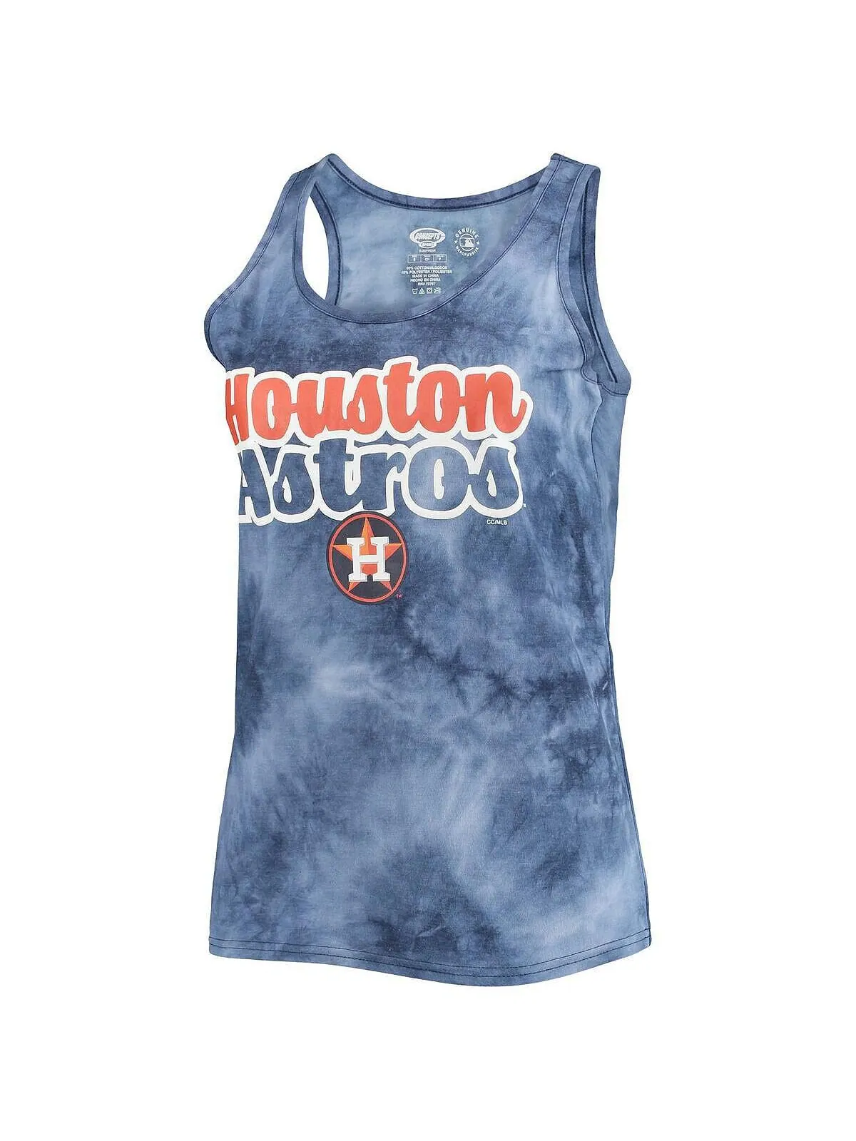 Женский комплект из майки и шорт темно-синего цвета Houston Astros Billboard Racerback Concepts — изображение 3 из 5