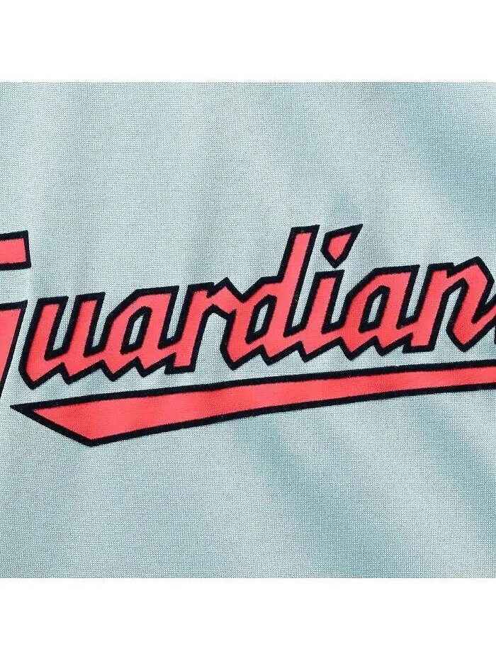 Женская голубая майка с открытой спиной и завязками Cleveland Guardians The Wild Collective — изображение 4 из 4