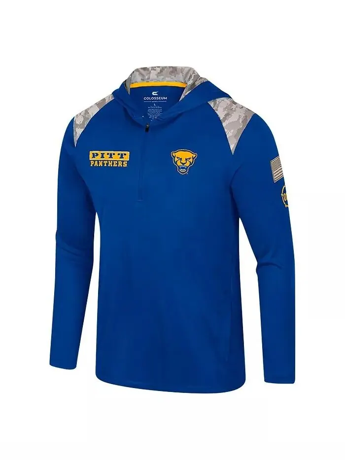 Мужская куртка-толстовка с капюшоном Royal Pitt Panthers OHT Military Appreciation с — изображение 3 из 3