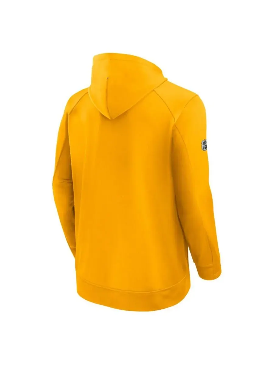 Мужская золотистая флисовая толстовка с капюшоном Boston Bruins Authentic Pro Rink Fanatics — изображение 3 из 3, золото