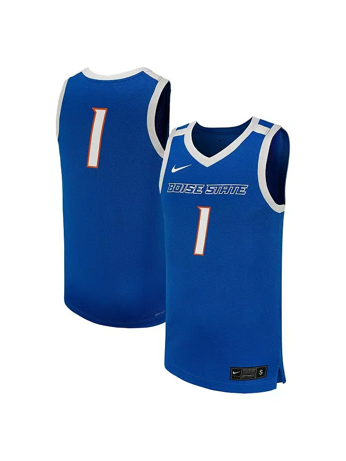 Мужская баскетбольная майка-реплика №1 Royal Boise State Broncos Nike — изображение 1 из 3