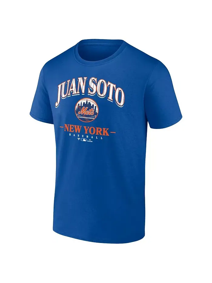 Мужская футболка Juan Soto New York Mets с арочным логотипом Fanatics — изображение 1 из 3
