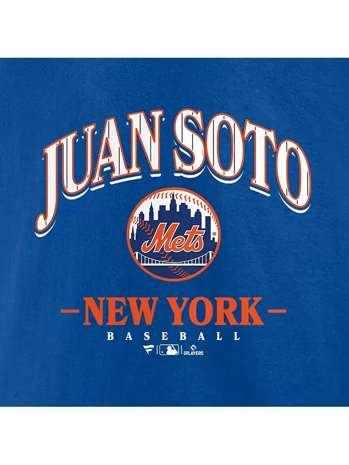 Мужская футболка Juan Soto New York Mets с арочным логотипом Fanatics — изображение 2 из 3