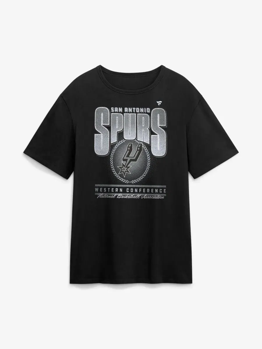 Футболка с принтом San Antonio Spurs Oversized Graphics Swish Fanatics — изображение 1 из 2, черный