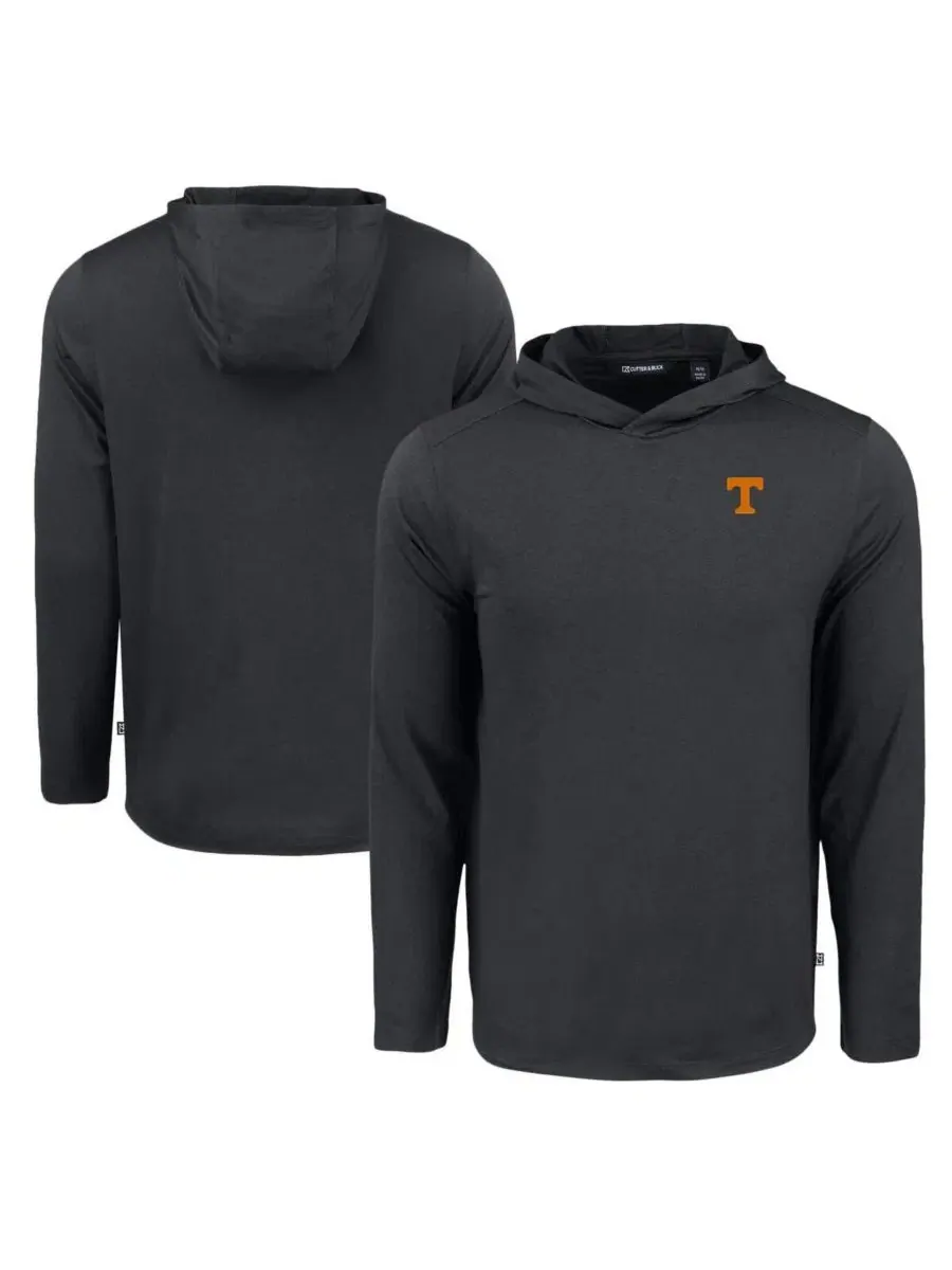 Лонгслив с капюшоном Tennessee Volunteers Coastline Epic Comfort Eco Cutter & Buck — изображение 1 из 3, черный