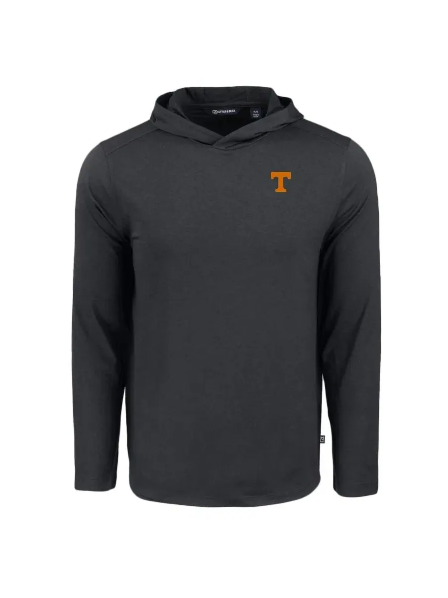 Лонгслив с капюшоном Tennessee Volunteers Coastline Epic Comfort Eco Cutter & Buck — изображение 2 из 3, черный