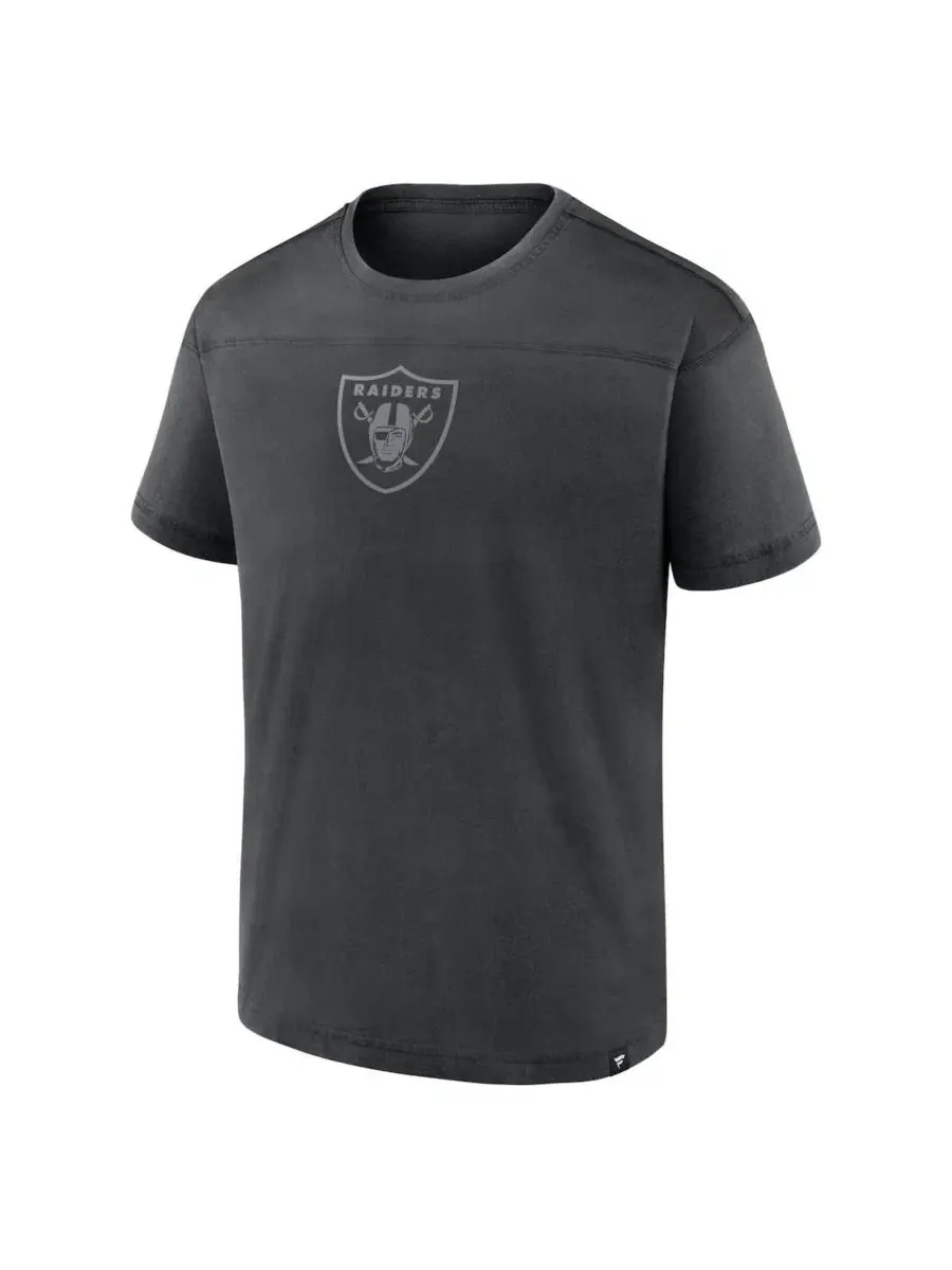 Футболка с принтом Mini Tonal Las Vegas Raiders Fanatics — изображение 2 из 3, черный