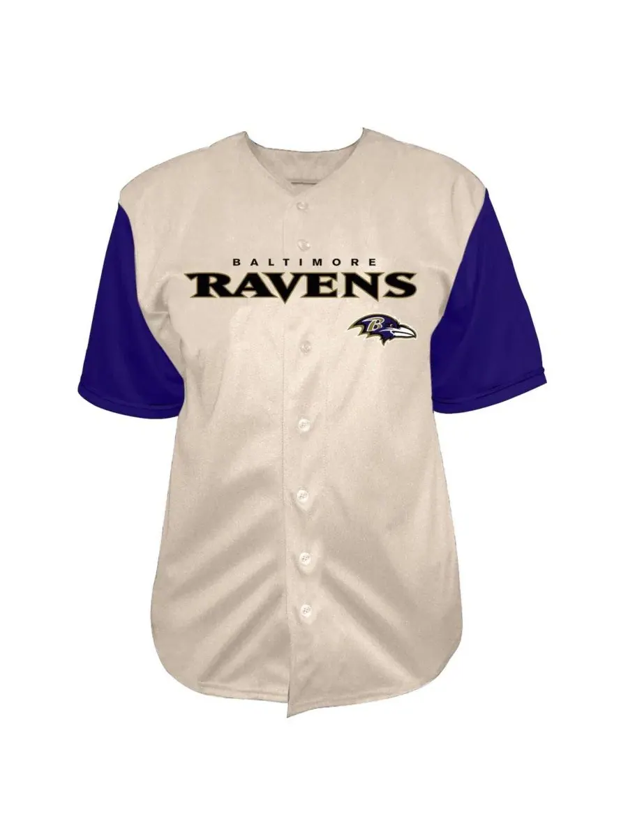 Мужская футболка-бейсболка Lamar Jackson Cream Baltimore Ravens Big & Tall Fanatics — изображение 3 из 3, бежевый