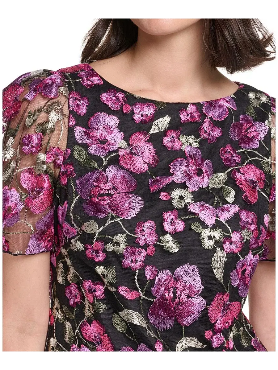 Платье-футляр с вышивкой Boat Neck Dress Jessica Howard, Magpul — изображение 4 из 5
