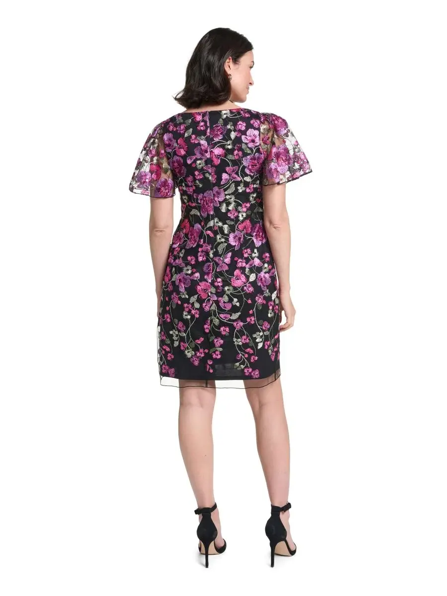 Платье-футляр с вышивкой Boat Neck Dress Jessica Howard, Magpul — изображение 5 из 5