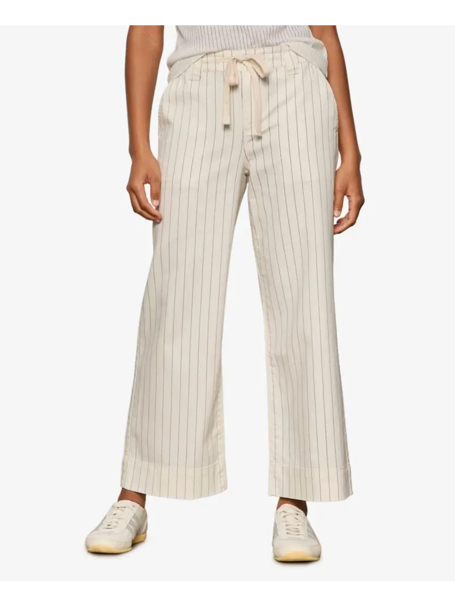 Брюки широкие укороченные Petite Lily Wide-Leg Cropped Sanctuary, Setting Sun Stripe — изображение 1 из 5