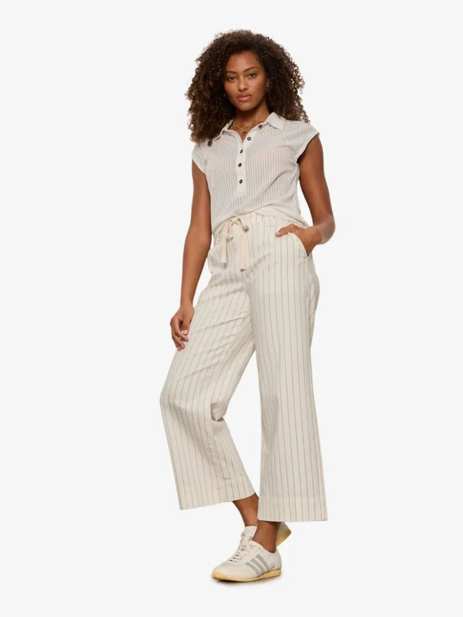 Брюки широкие укороченные Petite Lily Wide-Leg Cropped Sanctuary, Setting Sun Stripe — изображение 2 из 5