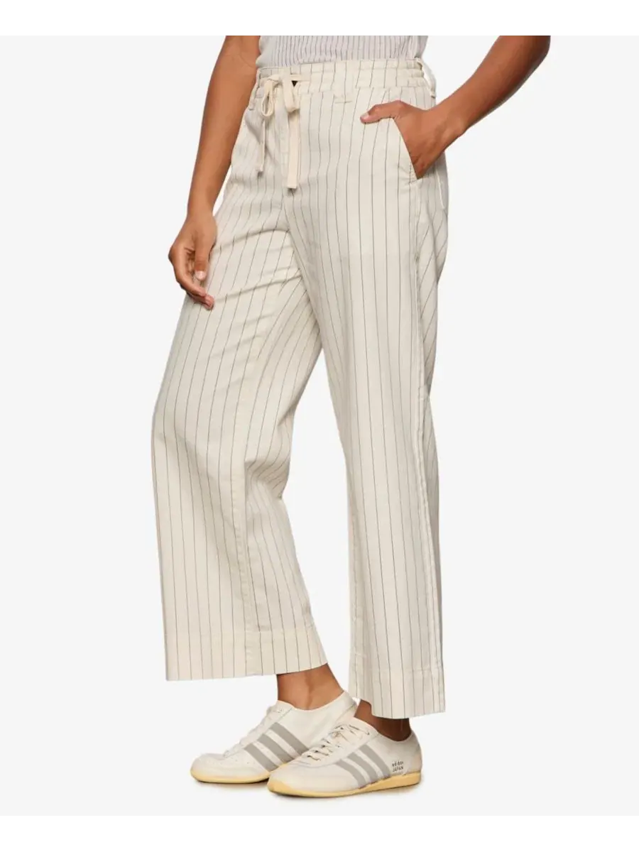 Брюки широкие укороченные Petite Lily Wide-Leg Cropped Sanctuary, Setting Sun Stripe — изображение 3 из 5