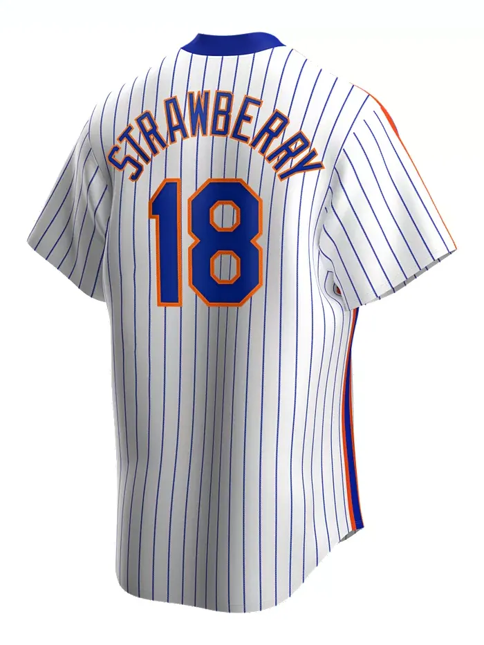 Мужская реплика джерси игрока Darryl Strawberry New York Mets Coop Nike — изображение 1 из 2