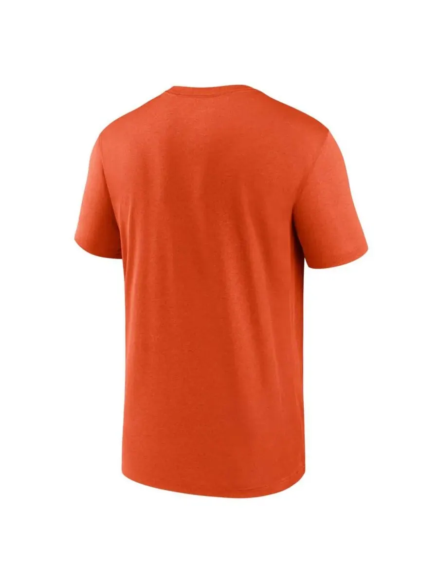 Nike Мужская оранжевая футболка Clemson Tigers Primetime Legend Icon Performance — изображение 2 из 3, оранжевый