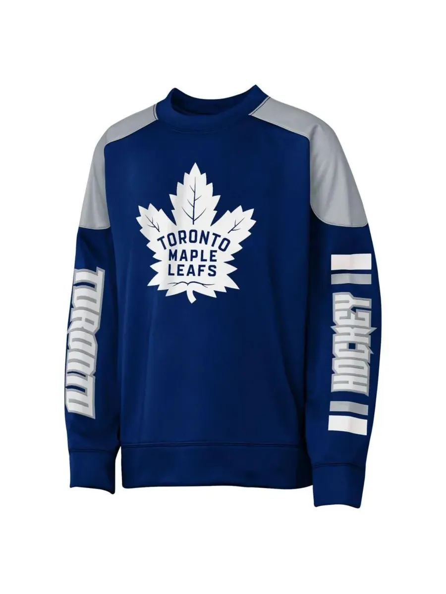Outerstuff Толстовка с круглым вырезом "Big Boys and Girls Auston Matthews Blue Toronto Maple Leaf — изображение 2 из 3