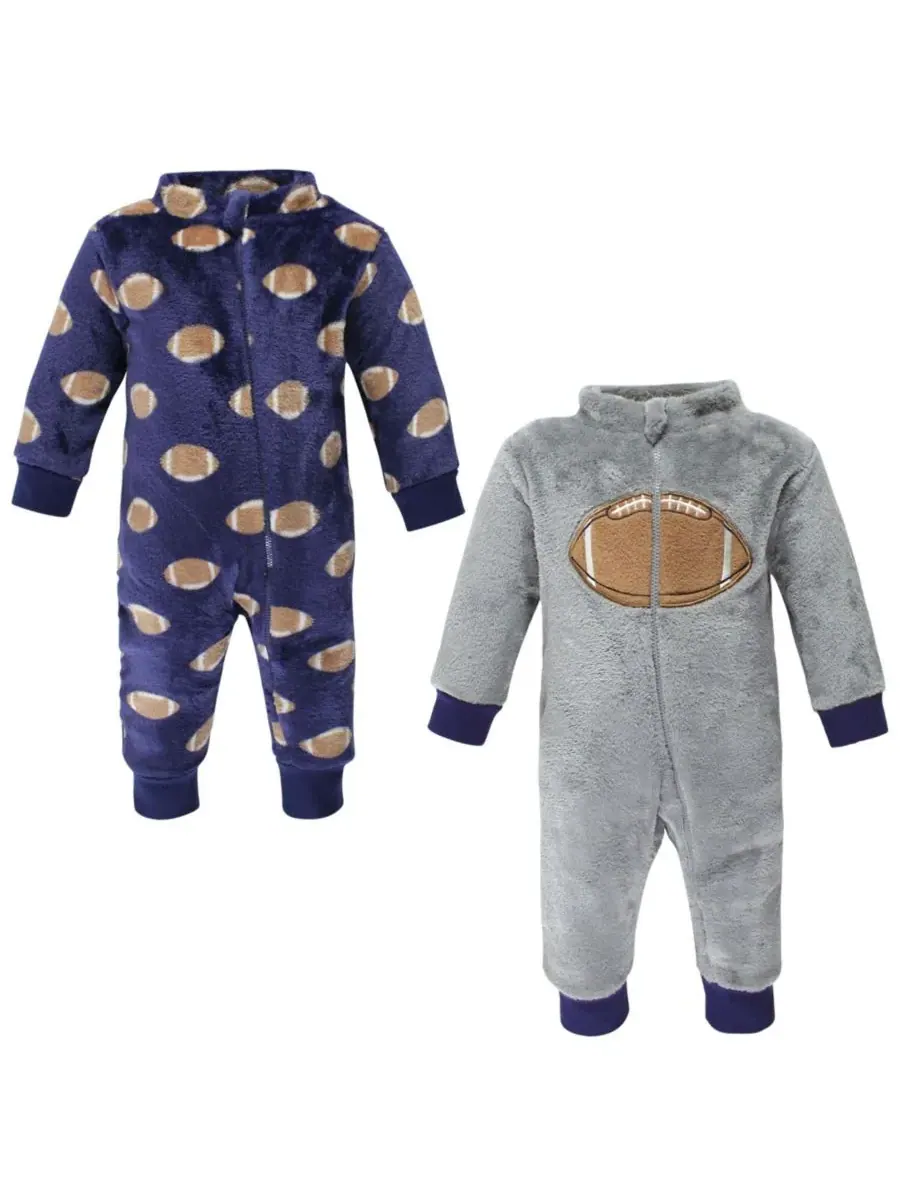 Уютный цельный шезлонг Hudson Baby, Football