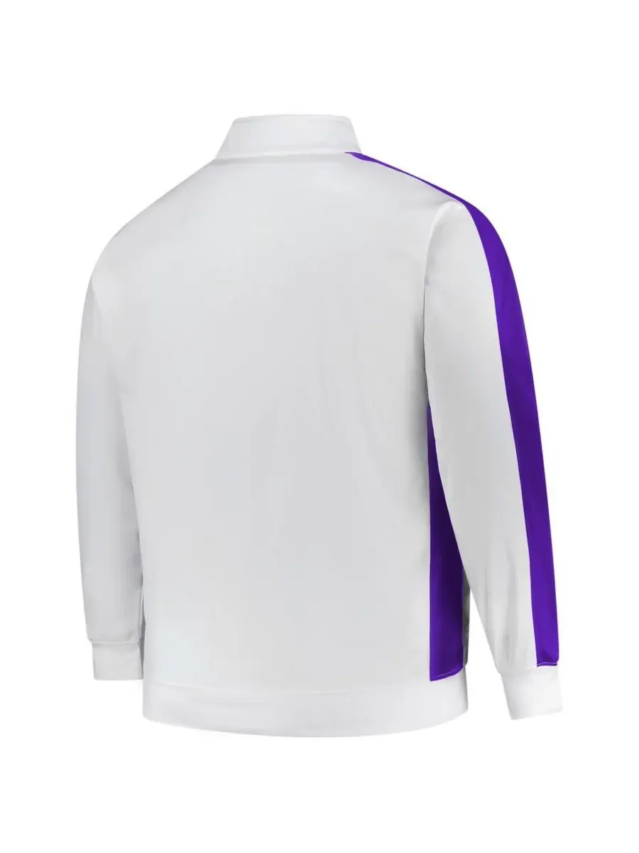 Fanatics Мужская белая спортивная куртка Minnesota Vikings большого размера на молнии из трикотажа — изображение 3 из 3