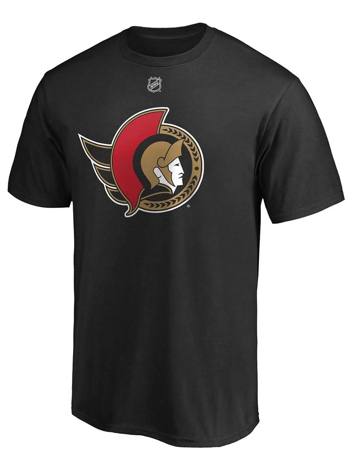 Мужская футболка brady tkachuk black ottawa senators authentic stack name and number Fanatics — изображение 2 из 4, черный