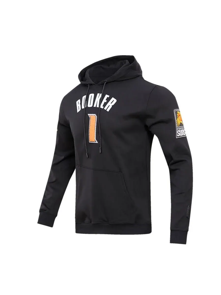 Pro Standard Мужская черная толстовка с капюшоном Devin Booker Phoenix Suns Player — изображение 2 из 4, черный