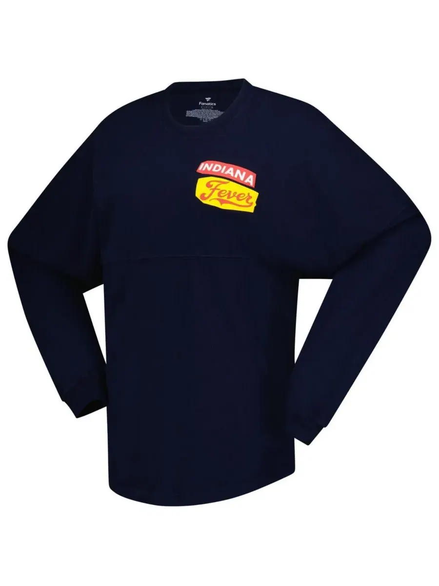 Spirit Jersey Женская футболка с длинными рукавами оверсайз с принтом "Индиана Фэвер Патчес" — изображение 3 из 3