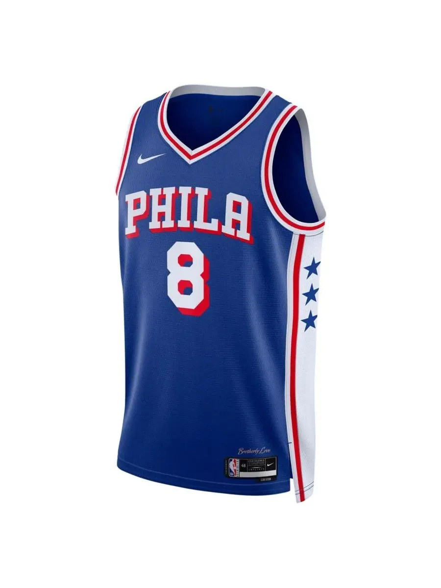 Мужская и женская майка Пола Джорджа Рояла из команды Philadelphia 76ers, пополнение межсезонья — изображение 3 из 3