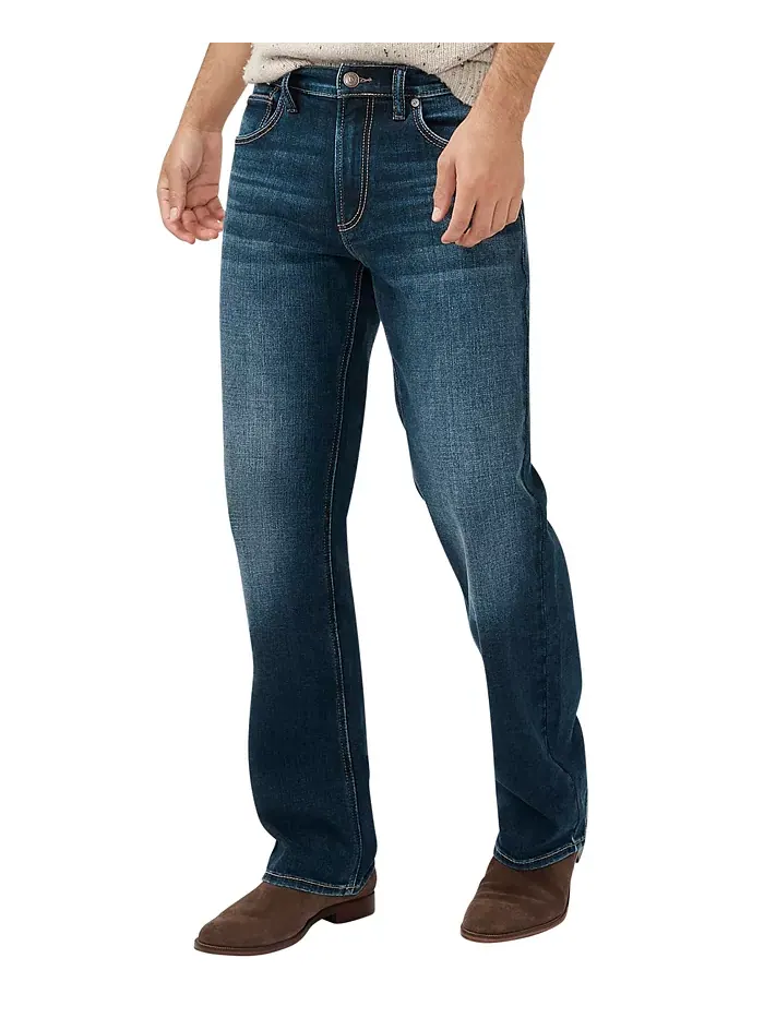 Мужские джинсы Zac Relaxed Fit Straight Leg Silver Jeans Co. — изображение 3 из 9