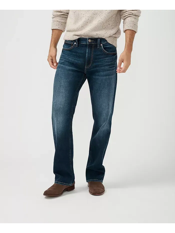 Мужские джинсы Zac Relaxed Fit Straight Leg Silver Jeans Co. — изображение 7 из 9